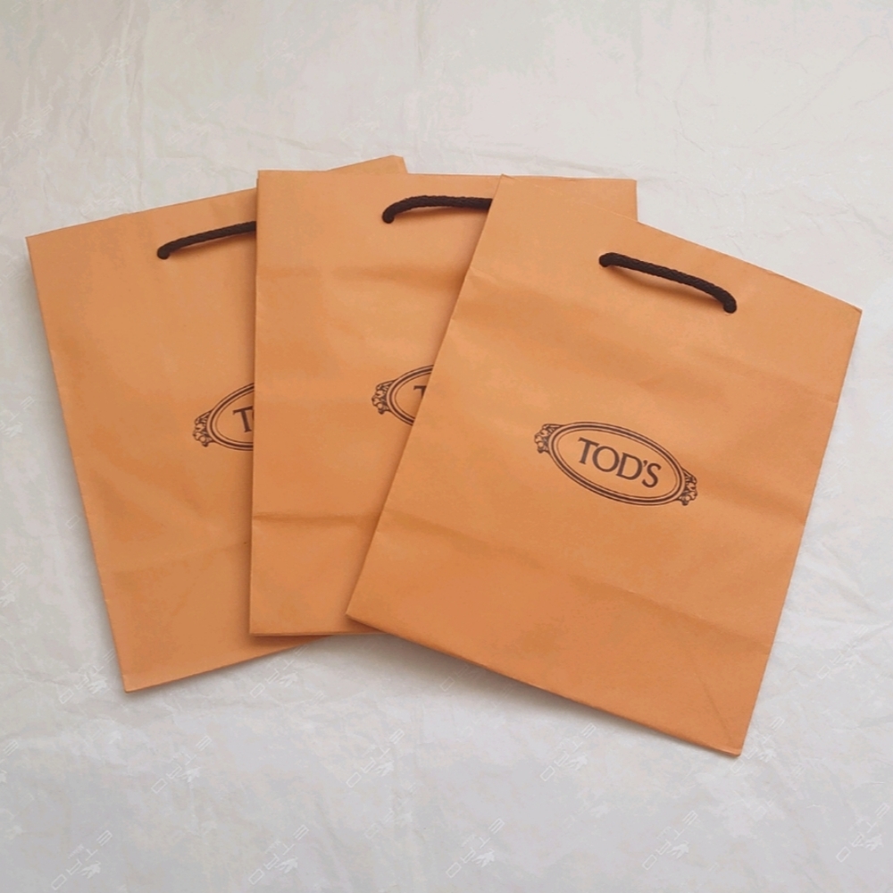 TOD'S Bundle of 3 small paper Shopping Gift Bags